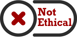 It is not ethical