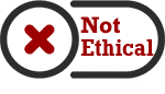 It is not ethical