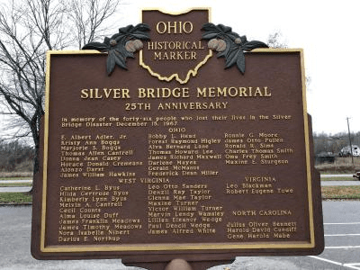 Figure 1 Silver Bridge Memorial Plaque